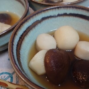 お弁当にも生椎茸と里芋の煮物